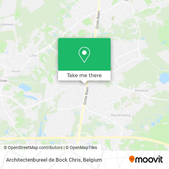 Architectenbureel de Bock Chris map