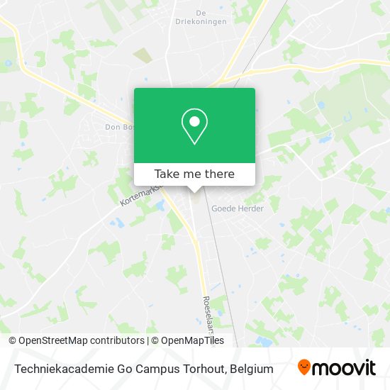 Techniekacademie Go Campus Torhout map