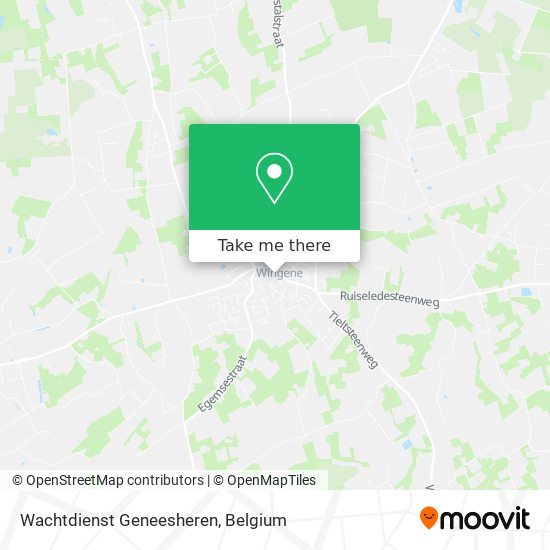 Wachtdienst Geneesheren map