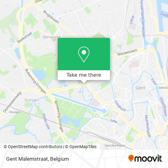 Gent Malemstraat plan