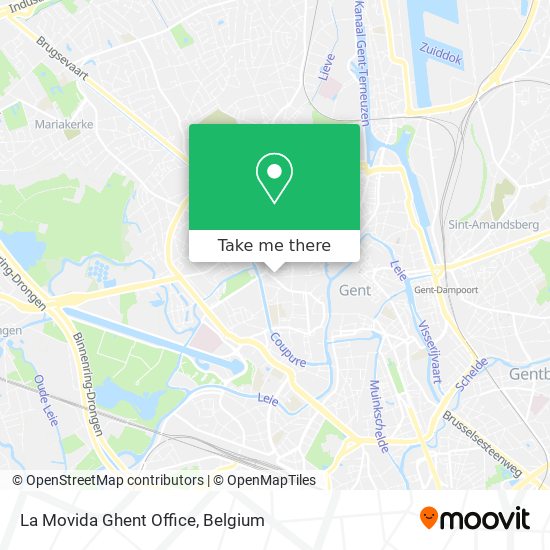 La Movida Ghent Office map