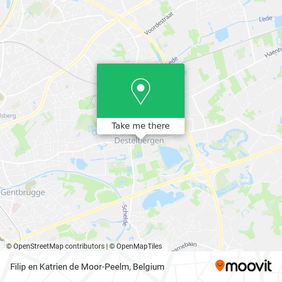 Filip en Katrien de Moor-Peelm map