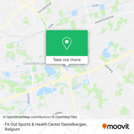 Fit-Out Sports & Health Center Destelbergen map