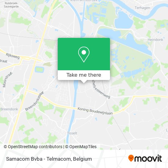 Samacom Bvba - Telmacom map