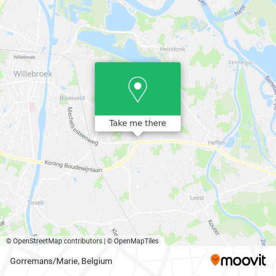 Gorremans/Marie map