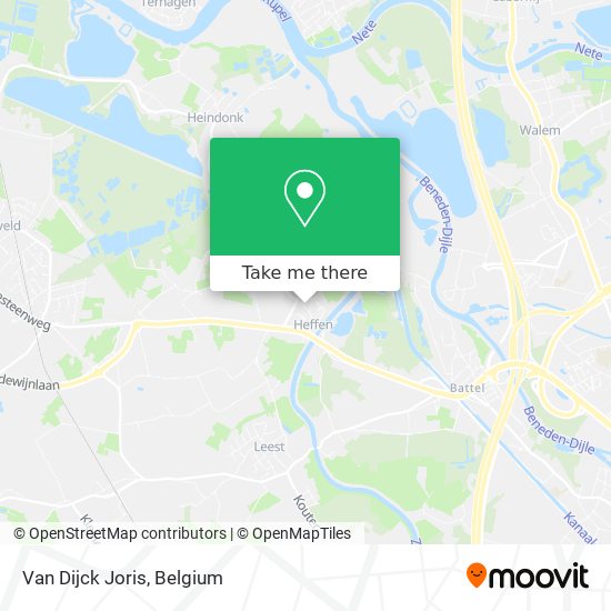 Van Dijck Joris map