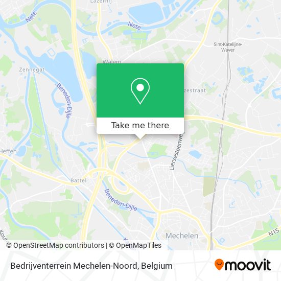 Bedrijventerrein Mechelen-Noord plan