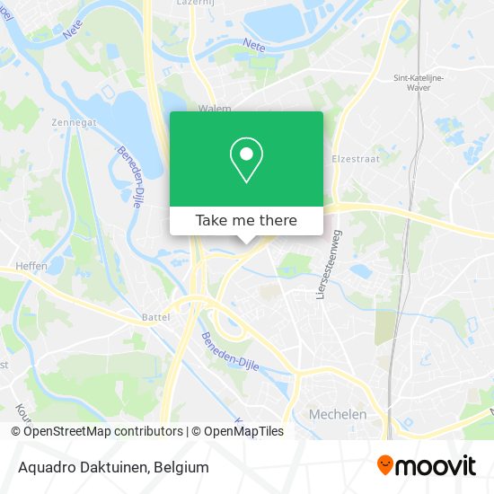 Aquadro Daktuinen map