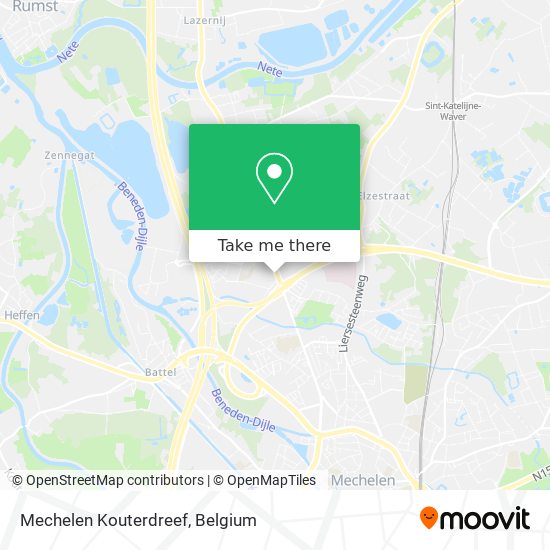 Mechelen Kouterdreef plan