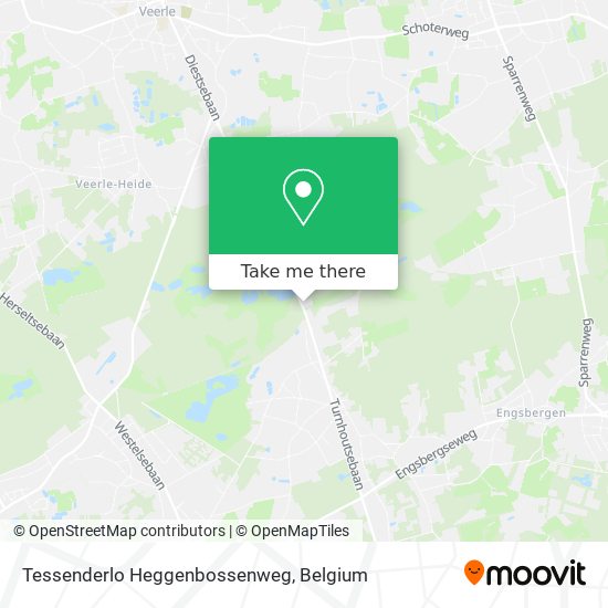 Tessenderlo Heggenbossenweg map