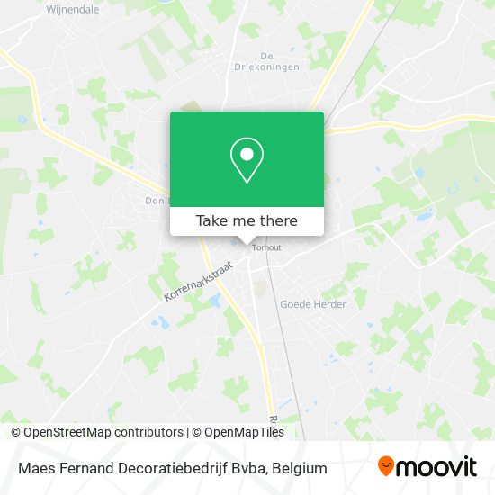 Maes Fernand Decoratiebedrijf Bvba plan