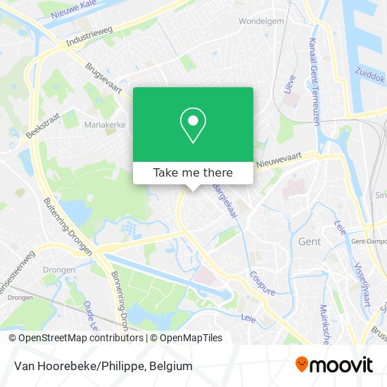 Van Hoorebeke/Philippe map