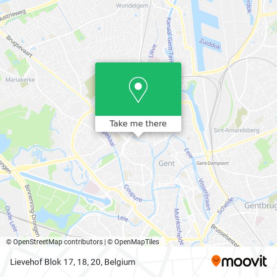 Lievehof Blok 17, 18, 20 map