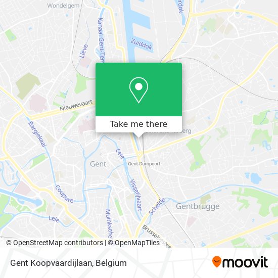 Gent Koopvaardijlaan plan