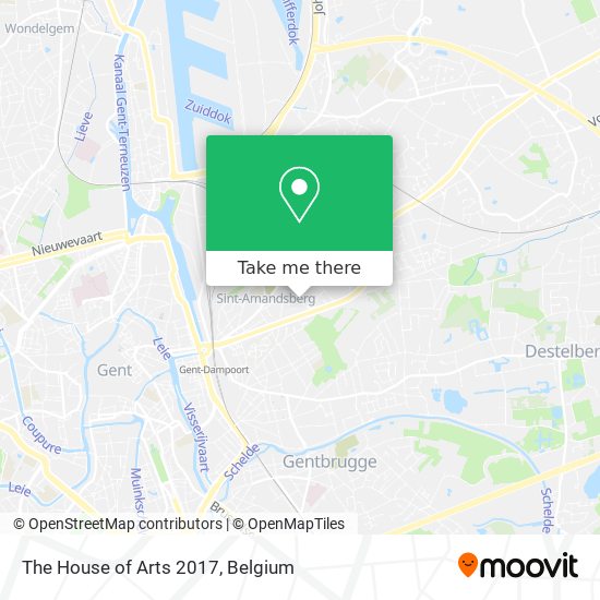 The House of Arts 2017 map