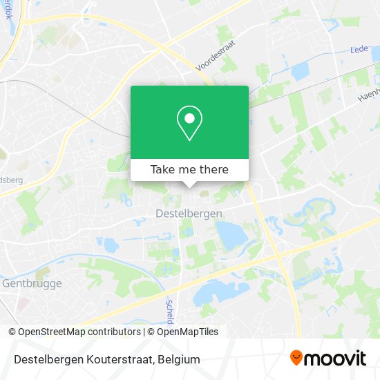 Destelbergen Kouterstraat plan