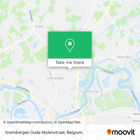 Grembergen Oude Molenstraat plan