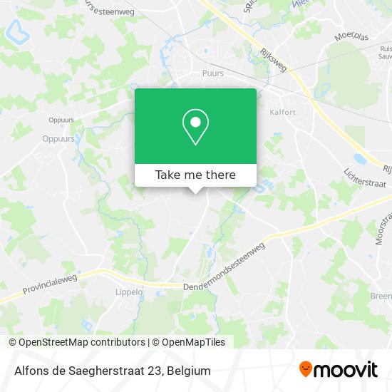Alfons de Saegherstraat 23 map