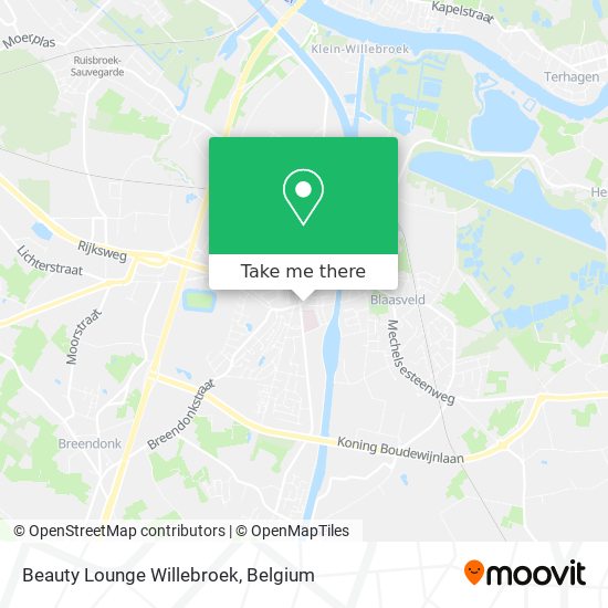 Beauty Lounge Willebroek map