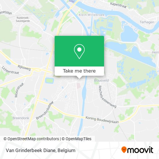 Van Grinderbeek Diane map