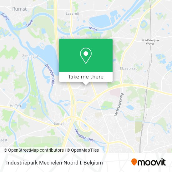 Industriepark Mechelen-Noord I map