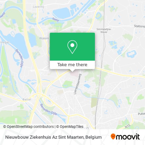 Nieuwbouw Ziekenhuis Az Sint Maarten plan