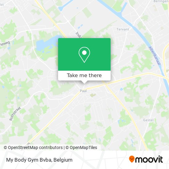 My Body Gym Bvba map