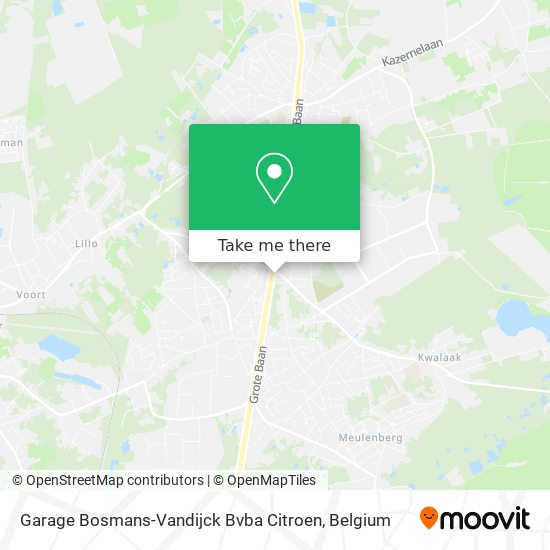 Garage Bosmans-Vandijck Bvba Citroen map