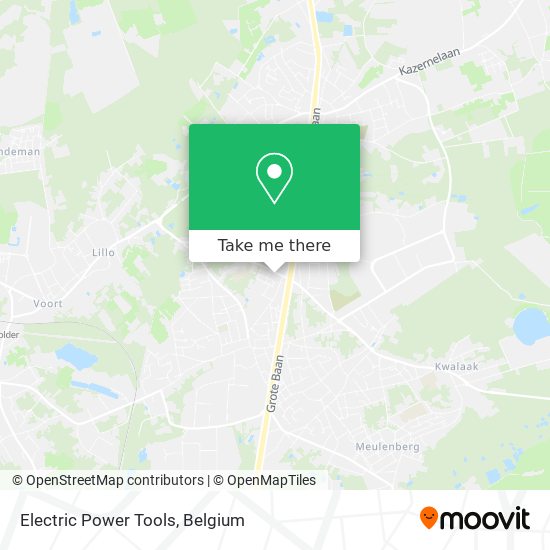 Electric Power Tools map