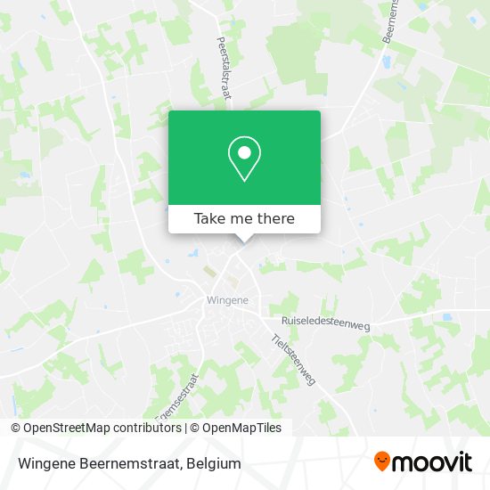 Wingene Beernemstraat plan