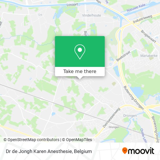 Dr de Jongh Karen Anesthesie map
