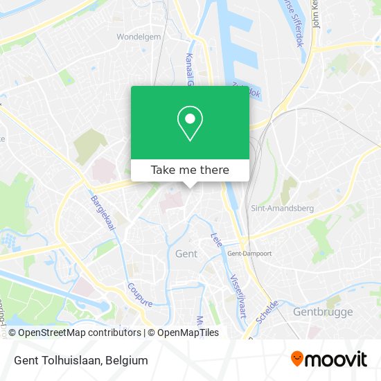 Gent Tolhuislaan map