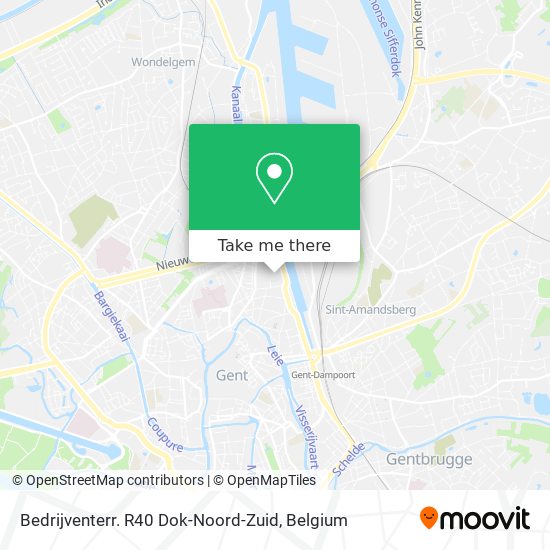 Bedrijventerr. R40 Dok-Noord-Zuid map