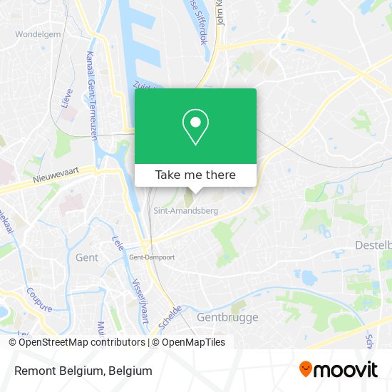 Remont Belgium map