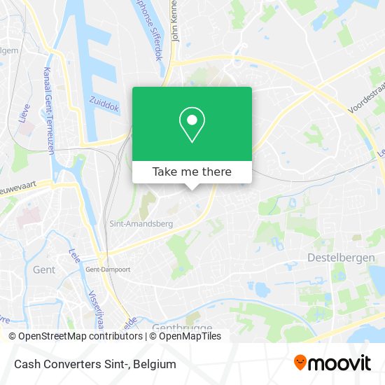 Cash Converters Sint- map