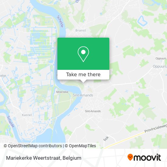 Mariekerke Weertstraat plan