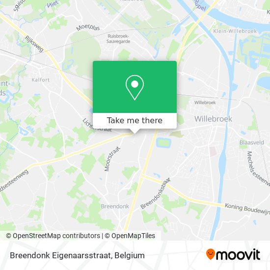 Breendonk Eigenaarsstraat plan