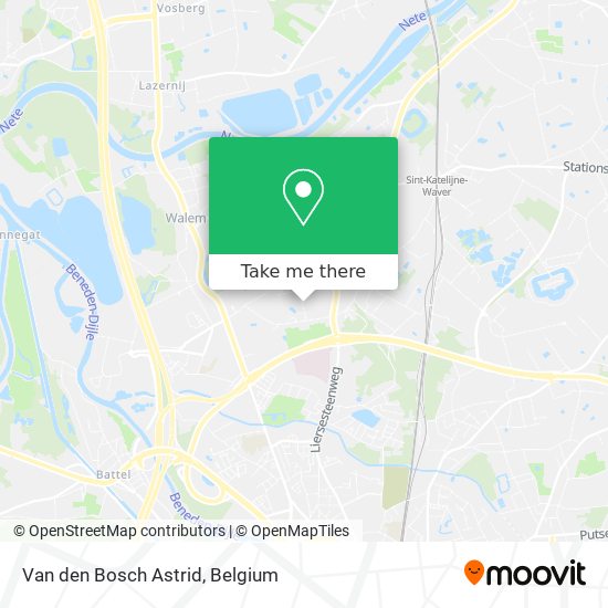 Van den Bosch Astrid map