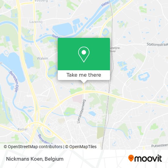 Nickmans Koen map