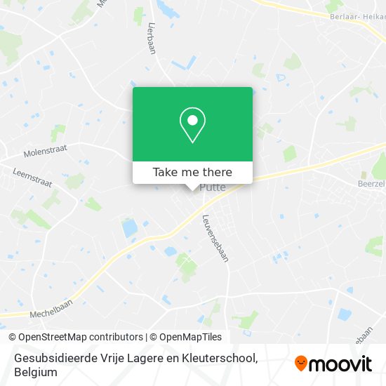 Gesubsidieerde Vrije Lagere en Kleuterschool plan