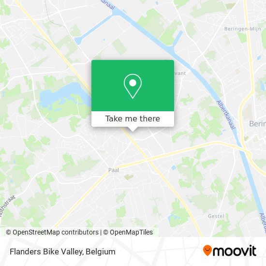Flanders Bike Valley map