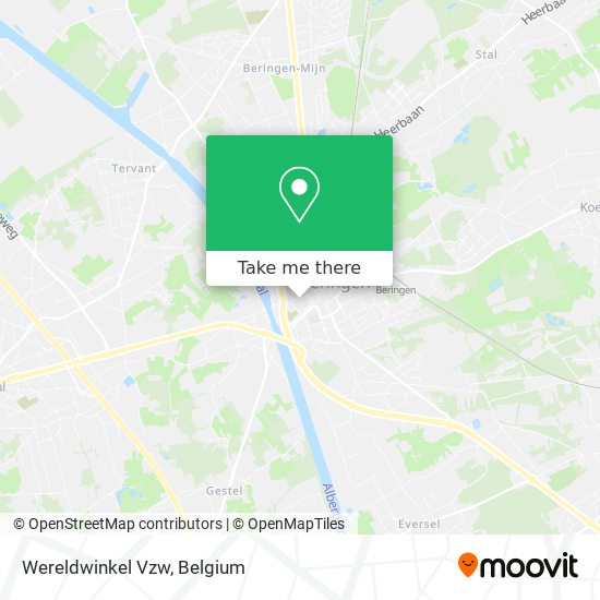 Wereldwinkel Vzw map