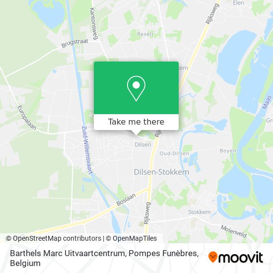 Barthels Marc Uitvaartcentrum, Pompes Funèbres map