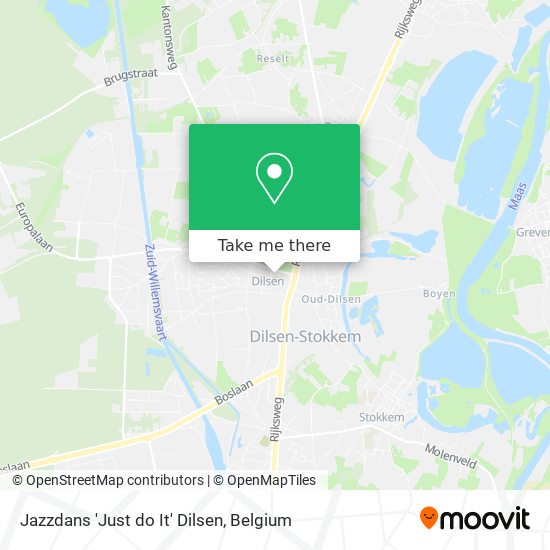Jazzdans 'Just do It' Dilsen map