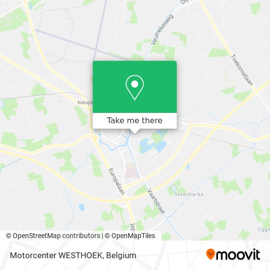 Motorcenter WESTHOEK map