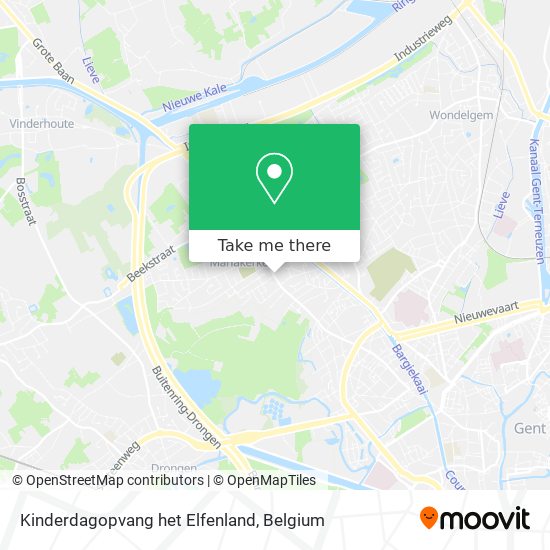 Kinderdagopvang het Elfenland map