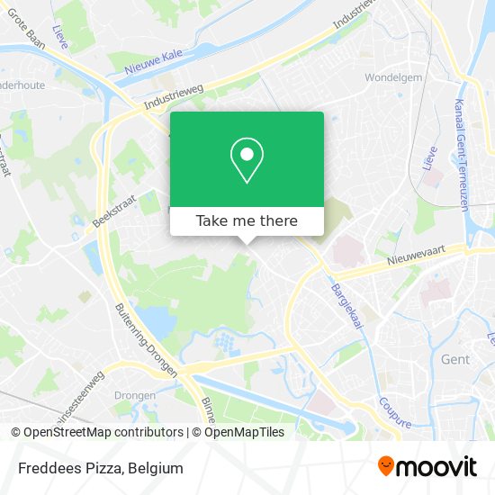 Freddees Pizza map