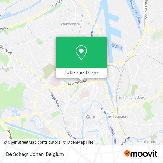 De Schagt Johan map