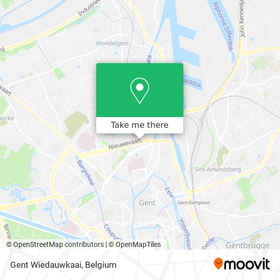 Gent Wiedauwkaai plan