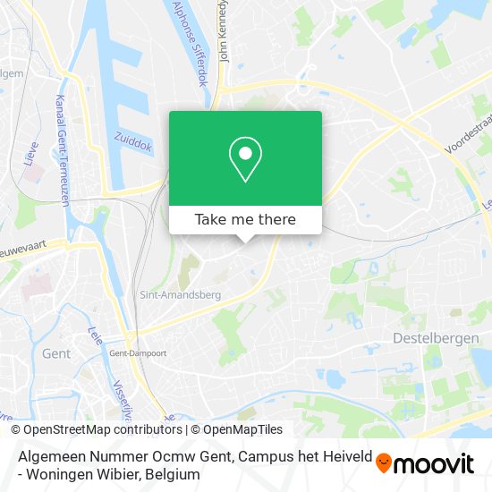 Algemeen Nummer Ocmw Gent, Campus het Heiveld - Woningen Wibier map